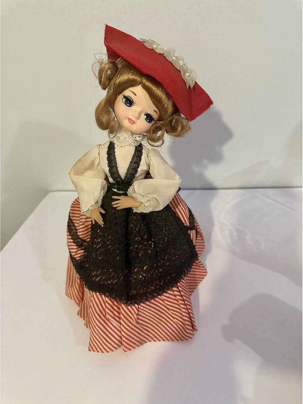 Vintage SANKYO ORGEL Music Box Doll Michelle